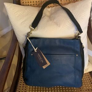 NWT American Leather Co. Austin Shoulder Bag